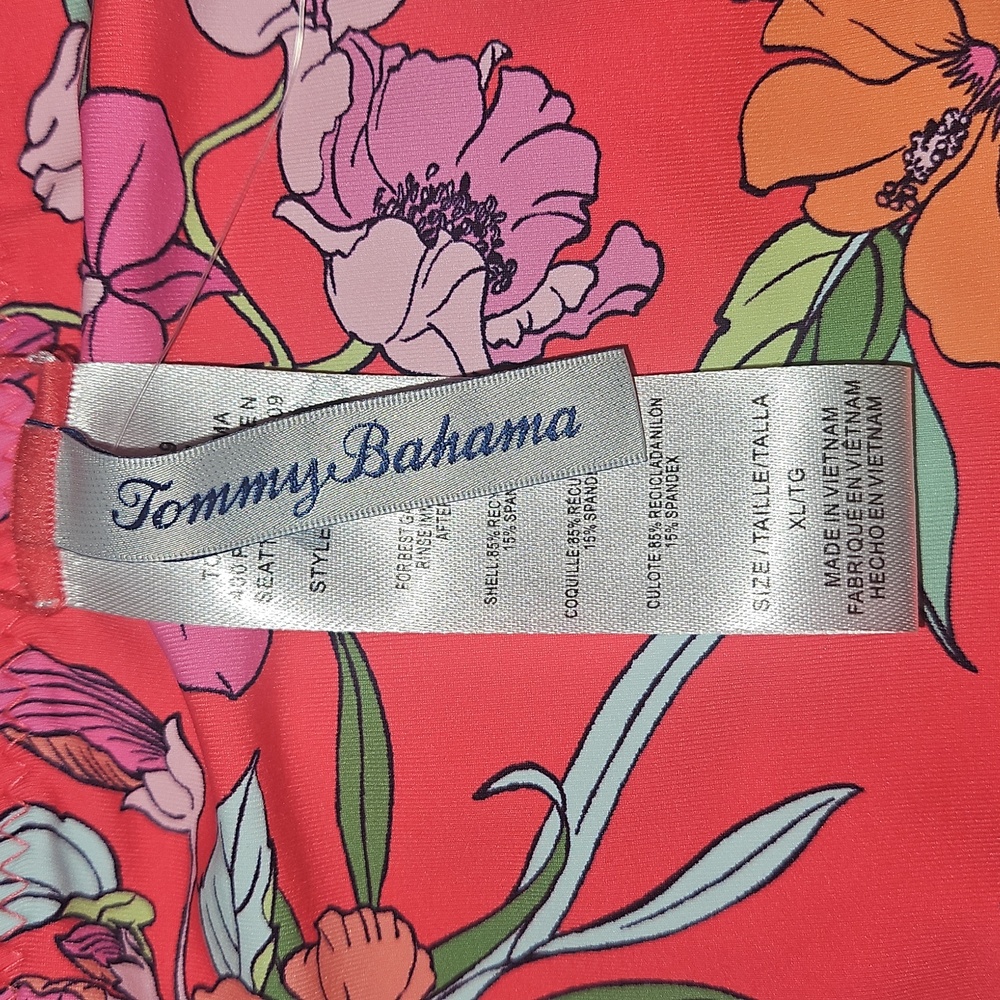 NWT Tommy Bahama Women's Reversible Hipster Swim Bottoms: Passion Pink: XL - Picture 8 of 13